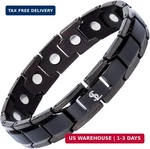 Smarter Lifestyle Elegant Titanium Magnetic Bracelet For And Women- Adjustab. Fixed Price $67.42.