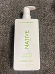 3 Bottles Native Vegan Cucumber Mint Natural Volume Conditioner Clean 16.5 Each. Fixed Price $29.99.