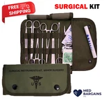 Elite First Aid Kit 80122GRN Military Surgical Field With Green Canvas Pouch. Fixed Price $19.95.