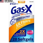 Gas-x Ultimate Strength Relief Softgels With Simethicone 500 Mg, Fast.... Fixed Price $15.61.