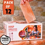 Himalayan Pink Salt Tiles 8X4X0.75 Pack Of 12 Natural Bricks Spa Wall. Fixed Price $95.99.