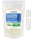 Size 1 Clear Empty Gelatin Capsules Gelcaps Pills Kosher. Fixed Price $49.99.