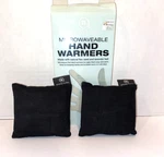 One Set Of New Home Black Microwaveable Hand Warmers With Aromatherapy. Fixed Price $14.99.