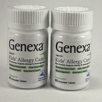 Genexa Kids' Allergy Care Chewable Tablets 60 120 Acai Berry Exp 04/2029. Fixed Price $20.97.