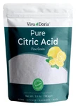 Viva Doria 100% Pure Citric Acid, Food Grade, Fine 3.5 Pound (pack Of 1). Fixed Price $26.06.