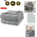 Weighted Blanket For Adults Queen Size 15 Lbs, Soft Cooling Heavy Minky Blank.... Fixed Price $61.39.