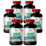 Graviola Pure - (leaf Powder) 650 Mg Antimicrobial Health Caps 6B. Fixed Price $82.18.