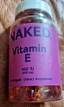 Naked Vitamin 400 Iu W/ Mixed Tocopherols - 100 Softgels Antioxidant. Fixed Price $11.75.