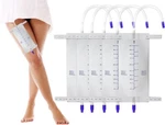 1000 Ml Urine Leg Bag, 5 Pack Easy-tap Disposable Urinary Drainage. Fixed Price $18.99.