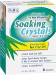 Pedifix Tea Tree Oil Ultimates Soaking Crystals Foot Bath Epsom & Sea Salt 6X1OZ. Fixed Price $16.16.