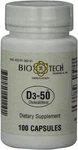 D3-50 50,000 Iu, 100 Capsules All-natural Supplement Supports Bone, Heart. Fixed Price $40.58.