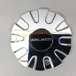Aftermarket Falken Chrome Wheel Center Hub Cap Model MCD1226YA01. Fixed Price $29.95.