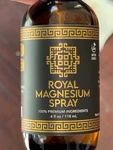 Royal Wellness Magnesium Spray 4 Fl Oz 118 Ml Non-gmo Aloe Vera Eucalyptus. Fixed Price $28.00.