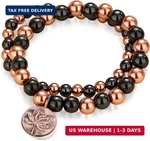 Magenergy 2PCS Copper For Women & Men, 3800 Gauss Magnetic Bracelet, Lo. Fixed Price $38.63.