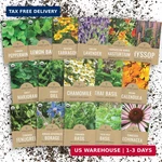 Organic Herbal Tea Seeds Variety - 16 Individual Packs 2026 Season Mint. Fixed Price $23.42.