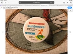 6 Small Jar Sunrider Sunbreeze Balm ( .19OZ )soothing Oil Blend Pain Relief. Fixed Price $85.00.