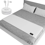 Earthing Grounding Bed Sheet Queen Size 10% Silver Fiber Sleep Whit. Fixed Price $29.50.
