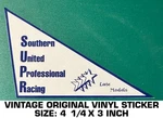 Southern United Professional Racing - Vintage Original Vinyl Decal Sticker. Fixed Price $5.13.
