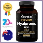 Hyaluronic Acid 250MG + Vitamin Anti-aging Skin Joint Health Support 240 Caps. Fixed Price $50.71.