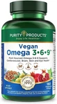 Vegan Omega 3 6 9 Formula - 5 In 1 Essential Fatty Acid Complex Scientifi.... Fixed Price $60.99.