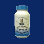 Thyroid Maintenance 100 Vegicaps By Dr. Christophers Formulas. Fixed Price $26.75.