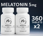 Melatonin Forte 5MG X 360 Tab Natural Sleep Aid Supplement Restful. Fixed Price $49.99.
