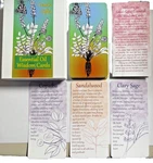 Essential Oil Wisdom Cards- Gaia's Gifts-jasmine-melissa-geranium-sage-free Ship. Fixed Price $25.00.