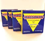 X4 Magsokon Sulfato De Magnesio 26GR Each Laxante Salino. Fixed Price $23.50.