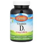 Carlson Labs Vitamin D3 1 000 Iu Mcg 250 Soft Gels Casein-free, Gluten-free,. Fixed Price $15.98.