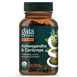 Worldwide 2 X Gaia Herbs Ashwagandha & Cordyceps -- 60 Vegan Capsules. Fixed Price $126.02.