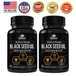 Black Seed Oil Capsules 500MG Cumin Support Immune & Digestive Health 2PK. Fixed Price $44.92.