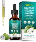 Soursop Bitters With Sea Moss Moringa, Turmeric Digestive Support Supplement. Fixed Price $12.00.