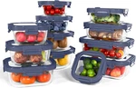 12-PACK Glass Containers With Tempered Lids Borosilicate, OVEN-SAFE(-4 950. Fixed Price $126.99.