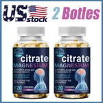 2 Bottles Magnesium Citrate 1000MG Capsules Super Strong Effective Vegan. Fixed Price $21.61.