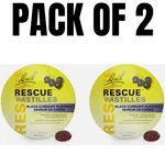 Bach Flower Essences Rescue Remedy Pastilles Black Currant 1.7 Oz Pack Of 2. Fixed Price $28.00.