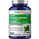 Nusapure Usda Organic Stinging Nettle 30:1 Extract 12,000 Mg 120 Veggie Caps. Fixed Price $23.39.