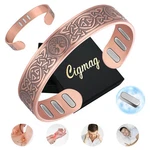 Cigmag Copper Bracelet For Men, With Powerful 9X 5000 Gauss Magnets, Adjustable. Fixed Price $19.00.
