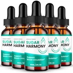 (5 Pack) Sugar Harmony Drops, Advanced Blood Health Support Formula Droppers. Fixed Price $49.95.