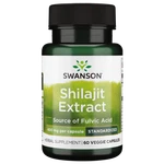 Swanson Shilajit Extract 400 Mg 60 Veggie Capsules. Fixed Price $12.89.