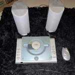 Coby CX-CD375 Micro Stereo System Silver Player Remote Bass Boost. Fixed Price $55.00.