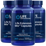 Life Extension Mix Capsules 3X360CAPS Multivitamin E/amino Acid/luteolin. Fixed Price $137.95.
