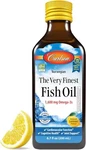 Carlson The Very Finest Fish Oil, 1600 Mg OMEGA-3S, Lemon, 200ML, 6.7 Fl Oz. Fixed Price $29.67.