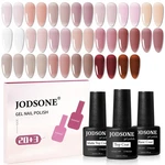 23PCS Gel Nail Polish Set 20 Translucent Jelly Color Natural And Elegant Long.... Fixed Price $17.80.