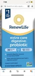 Renew Life Probiotic Extrcare Gopack 30 Cps Great Price. Fixed Price $39.97.