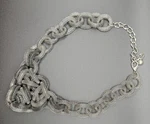 Vintage Avant Garde Silver Large Link Chain Necklace 16 Inches - Chonker. Fixed Price $9.98.
