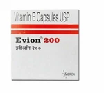 Vitamin 200 Mg 50 Capsules For Face Hair Acne Nails Evion By Merck Fresh Stock. Fixed Price $16.23.