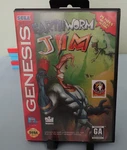 Earthworm Jim Sega Genesis Cib (game, Case, Poster, Manual), Tested Ready To Go. Fixed Price $85.00.
