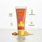 Vicco Turmeric Skin Cream 80G With Sandalwood Oil Natural Ayurvedic Face. Fixed Price $14.99.