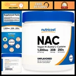 N-acetyl L-cysteine (nac) Powder 250G Vegan, Non-gmo, Gluten-free Supplement. Fixed Price $49.99.