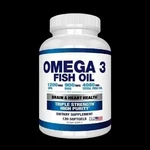 Wild Caught OMEGA-3 Fish Oil 120 Softgels Heart, Brain, Joint & Immune Support. Fixed Price $19.95.
